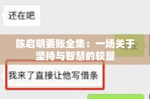 陈启明要账全集：一场关于坚持与智慧的较量